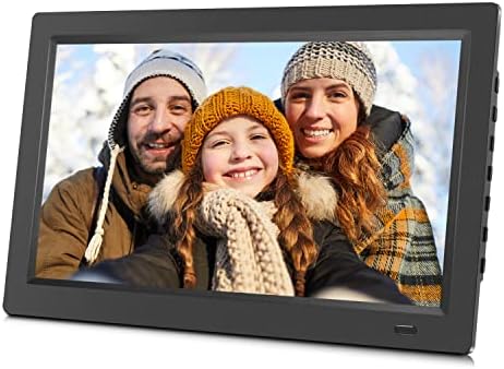 Sungale 14 Plug-n-Play Digitális Képkeret, Távirányító, 16:9 HD LCD Képernyő, Falra Szerelhető, 4 GB Memória, SD-kártya/USB-Meghajtó,
