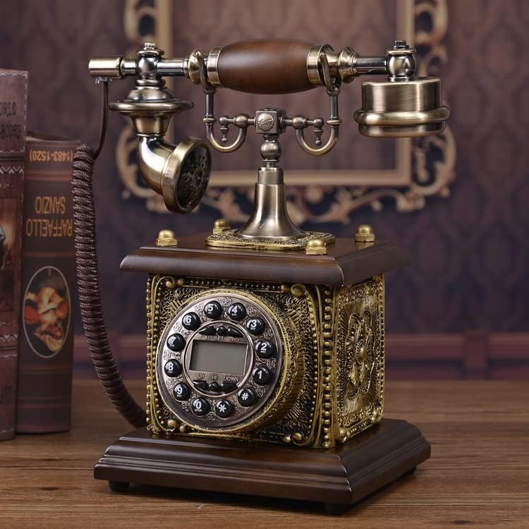 QUUL Klasszikus Antik Telefon Divat Vintage Telefon Vezetékes Telefon