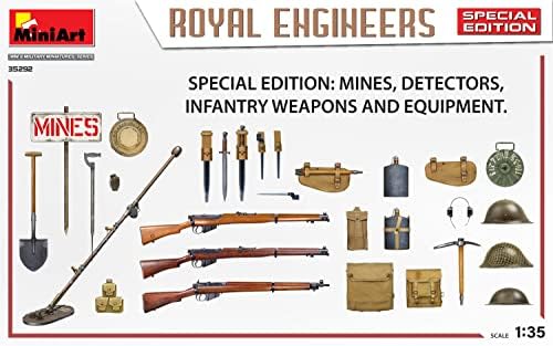 Miniart MIN35292 1:35-Royal Engineers (Spec Edit), Öntött Szín