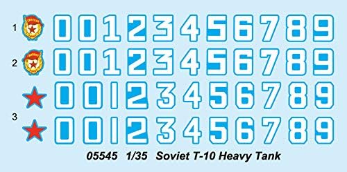 Trombitás Szovjet T-10 Heavy Tank Épület Készlet (1/35 Skála)
