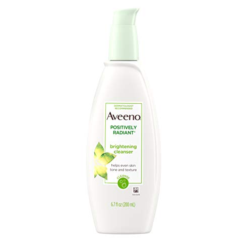 Aveeno egyszerűen Ragyogóan Csillogó Arc Tisztító, az Érzékeny Bőrt, Nem Comedogenic, olajmentes, szappanmentes & Hipoallergén, 6.7 fl. oz
