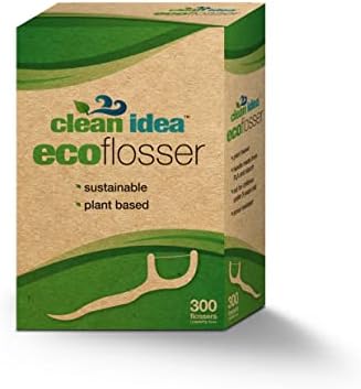 Tiszta Ötlet Ecofloss, (300 Csákány), Környezetbarát Fogselymet Válassz, Fogselyem Felveszi a Felnőtt, Gyerek Foga, Bambusz Fogselymet