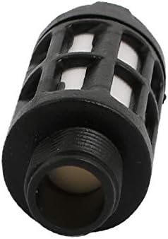X-mosás ragályos PSU 01 1/8BSPT Férfi Szál Műanyag Pneumatikus Kipufogó Hangtompító Fekete, 5db(Silenziatore silenziatore