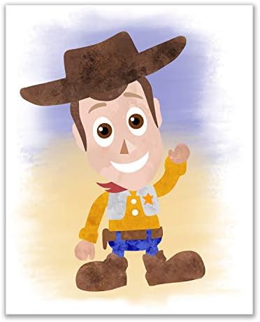 Toy Story Óvoda Nyomatok Készlet 2 (8 cm x 10 cm) Baba Woody Buzz Lightyear Wall Art Dekor Fotók