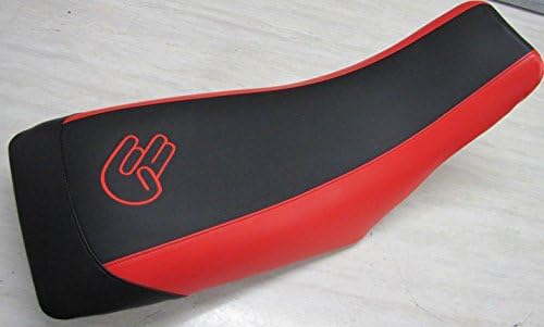HCC Racing seat cover kompatibilis Honda TRX 300EX illik, hogy 2006-ig, fekete megfogó/piros oldal/fekete vissza meglepő logó