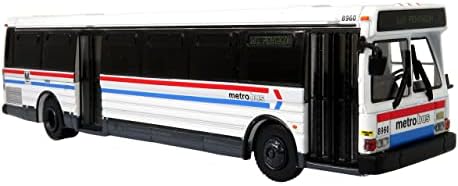 1980 Grumman 870 Fejlett Tervezési Transit Busz WMATA Metró, Busz 16 Pentagon 1/87 Fröccsöntött Modell által Ikonikus Replikák 87-0407