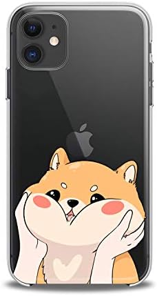 Lex Altern Esetben Kompatibilis az iPhone 14 13 Pro Max 12 Mini 11 Xs Xr 8 X 7+ 6 SE 5 Nyomtatás a Shiba Inu Lány Kutyus Nők Sima Fedő