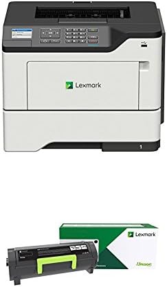 Lexmark fekete-Fehér Nyomtató, 2.4, Szürke (36S0400), illetve az Ultra Nagy kapacitású Return Program Festékkazetta Fekete