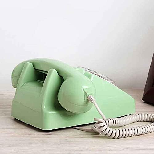 MXIAOXIA Forog Számlap Vintage Vezetékes Telefon, Műanyag Home Office Retro Vezeték Vezetékes Vezetékes Telefon (Szín : E)