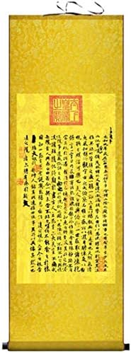 Kínai Művészeti Fal Tekercset,Selyem Lapozzunk a Festészet,a Nyomatok Vászonra Lapozzunk Festmények Stílusú, Kínai Kalligráfia