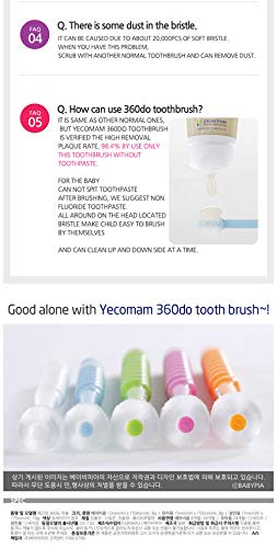 Yecomam 360degree fogkefe [Step-2] Rózsaszín x 3p [Gyerekek]