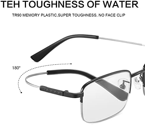 LJIMI Photochromic Progresszív Multifocus Olvasás Napszemüvegek UV400 Védelem Átmenet Nap Olvasók Anti Kék Fény Szemüveg