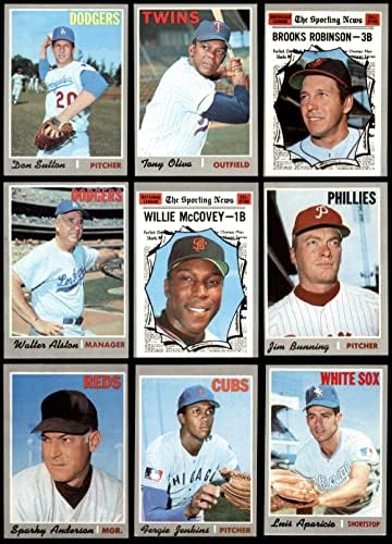 1970 Topps Baseball Alacsony Száma Teljes Készlet (Baseball Szett) VG/EX+