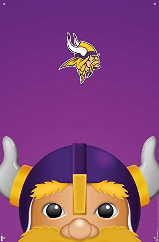 NFL Minnesota Vikings - S. Preston Kabala Victor 20 Fali Poszter a rajzszöget