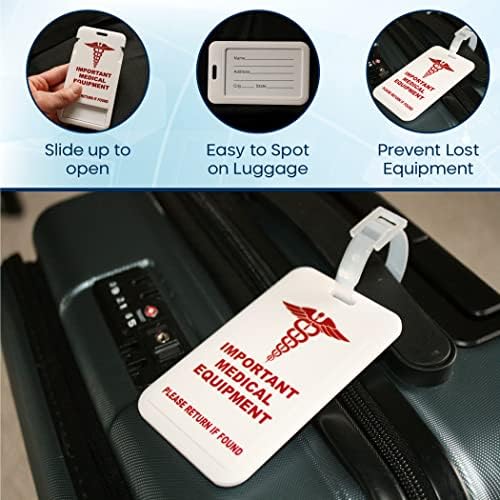 CPAP Porvédő + Orvosi Címke csomag Csomag - Védő Tiszta Fedelét, hogy illeszkedjen a Folyamatos Pozitív Légúti Nyomás Gép - Utazási Biztonsági