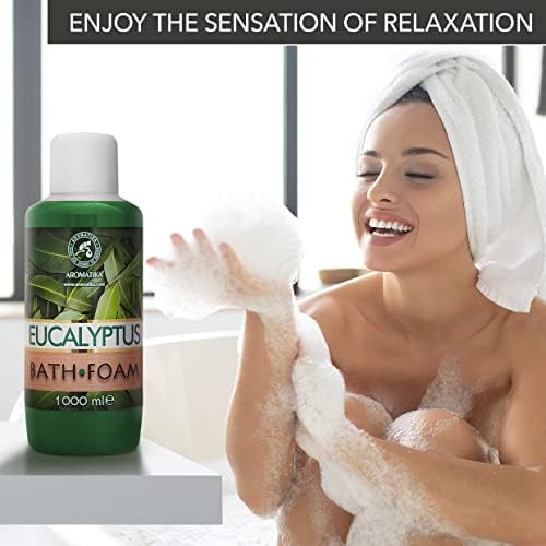 Fürdő Hab a Eukaliptusz illóolaj - 34 Fl Oz (1000ml) - testápolás - a Jó Alvás - Szépség - Fürdés - testápolás - Wellness - Relax - Aromaterápia