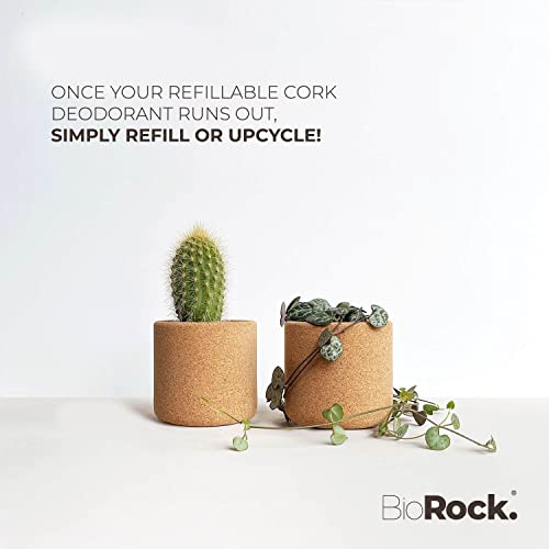 BioRock. Kristály Természetes Dezodor Kő - * 2 Csomag Illatmentes Műanyag, Alumínium, Ingyenes Só Stick Női & Férfi Környezetbarát, Fenntartható