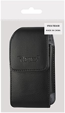 Reiko Függőleges Tok mobiltelefon Esetében TREO 650 - Kiskereskedelmi Csomagolás - Fekete