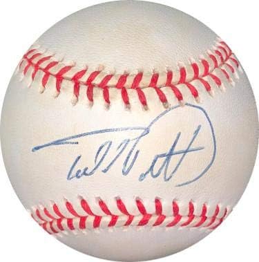 Todd Pratt aláírt RONL Rawlings Hivatalos Nemzeti League Baseball-moll hangnem foltok - SZÖVETSÉG Holo DD64407 (Philadelphia Phillies)