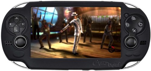 CrazyOnDigital Szilikon Bőr tok Sony PS Vita (Fekete). CrazyOnDigital Lakossági Csomag