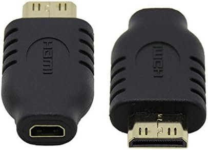 JSER D Típus Micro HDMI Csatlakozó Női C-Típusú Mini HDMI 1.4 Férfi Konverter Adapter Támogatja a 4K-60hz