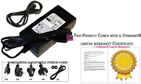 UpBright 32V AC/DC Adapter Kompatibilis HP DeskJet F4480 Nyomtató C5180 OfficeJet J4580 J4000 C310 0957-2269 0957-2242 0957-2105 0957-2259