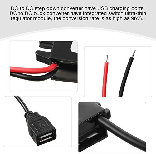 12V, hogy 5V-os egyenáram Átalakító Buck Modul USB-Kimeneti Adapter egyenáramú Adapter Konverter, Szabályozó Autó elektromos Átalakító