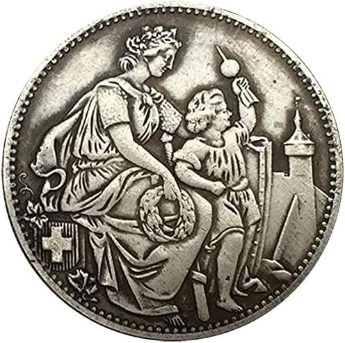 1865 Történelmi Emlékérme Svájci Euro-Érme-Kihívás Érme, Emlékérme Ajándék Csomag Étkezési Szolgáltatás Apa/Férj