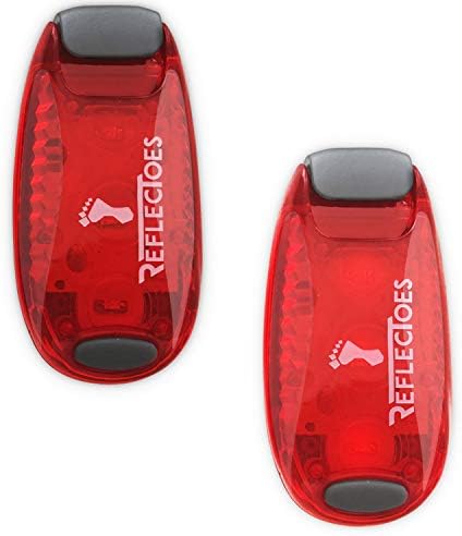 ReflecToes LED Biztonsági Világítás Futók Klip Csatolja - Készlet 2 - Este a Biztonsági Felszerelés a Gyaloglás, Futás, Kerékpározás