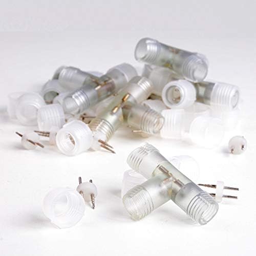 Öröm PVC Splice Csatlakozó Készlet Pin i L T Típusú 2-Vezetékes 1/2 LED Kötél Fény