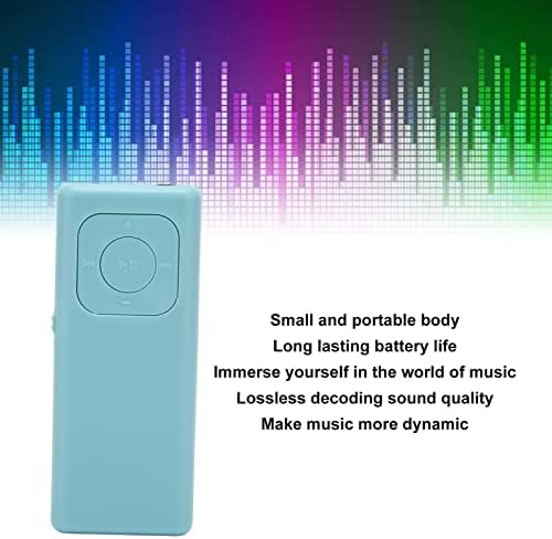 MP3-Lejátszó, Hordozható Mini zenelejátszó Támogatja 64G Memóriakártya, Veszteségmentes Hang, hi-fi Hang Hangszóró Tanulmányi