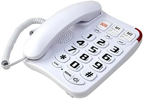 N/A Nagy Gomb Vezetékes Otthoni Telefon egygombos Gyorstárcsázás Tele Ápolási Hívja Az Idősek a Falra SOS Sürgős