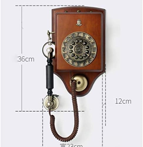 KJHD Retro Forgó Tárcsa Telefon Antik Vezetékes Kontinentális Telefon Telefon Dekoráció
