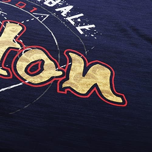 Geneisteck Női Városi Baseball Rajongó V-Nyak Ketrec Raglan T-Shirt - Navy & Vörös