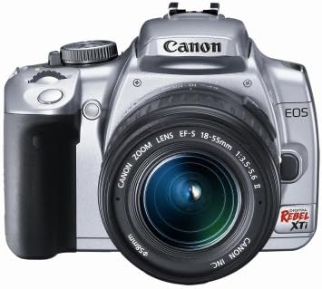 Canon Rebel XTi DSLR Fényképezőgép EF-S 18-55mm f/3.5-5.6 Objektívvel (Ezüst) (RÉGI MODELL)