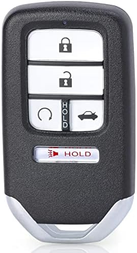 Aichiyu Kulcsnélküli Bejegyzés Okos Közelség Távoli kulcstartó 5 Gombok 433Mhz Control-Adó Távvezérlő a Honda Accord 2018