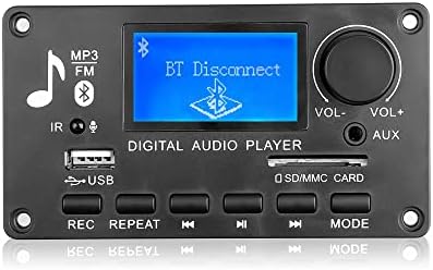 XDCHLK 12V 5.0 Vevő Autó MP3 Lejátszó Dekóder Testület Színes kijelző FM Rádió Támogatás Hívás Rögzítése AUX Audio Funkció ( Szín