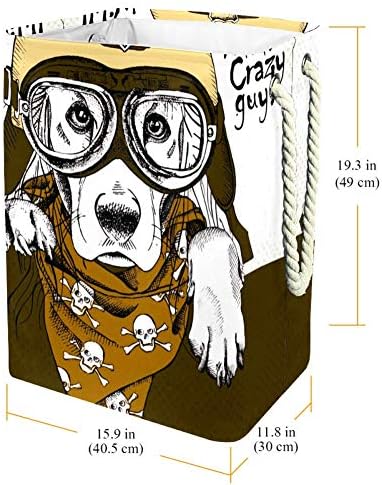 Inhomer Szennyesben Hadsereg Kalap Koponya Sál Bulldog Összecsukható Szennyes Kosarat Cég Mosás Bin ruhatároló Szervezet Fürdőszoba, Hálószoba,