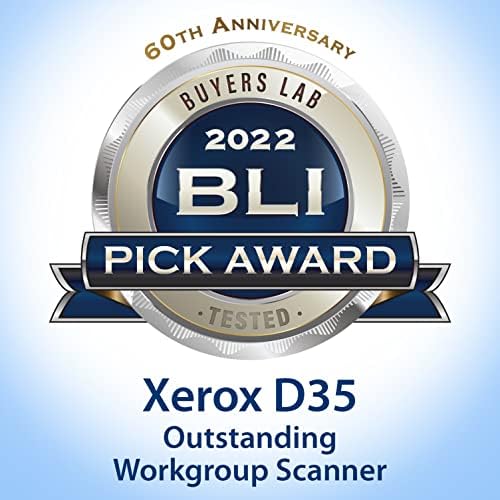 Visioneer Xerox D35 Scanner, USB Office Dokumentum Szkenner, PC vagy Mac, 45 lap / perc, Automatikus Dokumentum Adagoló (ADF), Fehér
