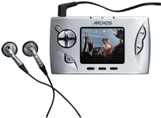 Archos G-Mini 402 Videokamera/Portable Media Player - Felújított (Ezüst/Piros)