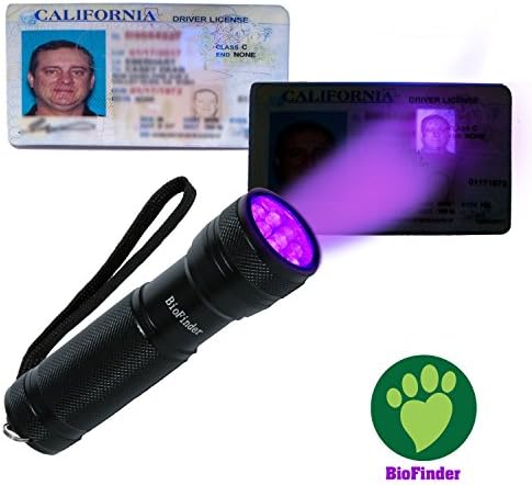 BioFinder Az UV LED-es Zseblámpa. Szuper Pet Vizelet Detektor! Találja Pet Foltok, Vadászat, Skorpió, Ellenőrizze, hogy a Hamis Pénz