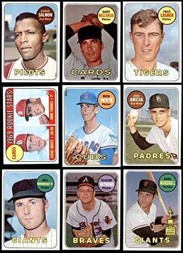 1969 Topps Baseball 50 Kártya Starter Set/Sok (Baseball Szett) NM