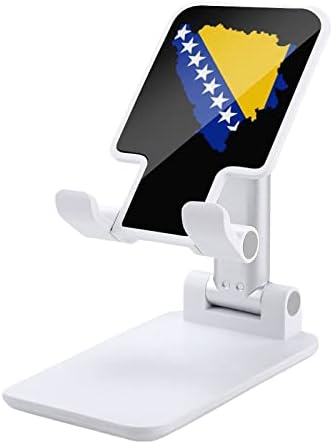 Bosznia-Hercegovina Zászló Térkép Vicces Összecsukható Asztali mobiltelefon Jogosultja Hordozható Állítható Állvány, Íróasztal