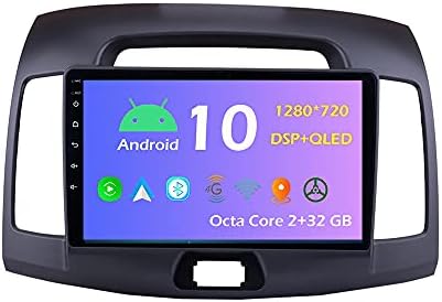 9 Android 10.0 Autó Rádió Sztereó Alkalmas Hyundai Elantra Avante 2006-2011 fejegység, GPS, Navigáció Carplay 4G WiFi, Bluetooth