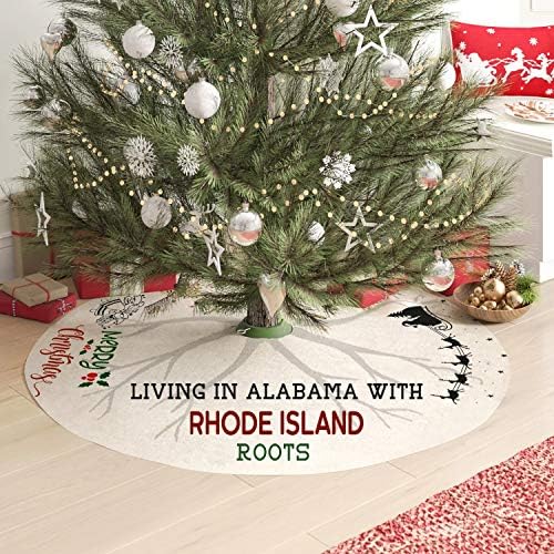 Anya Meg Én karácsonyfa Szoknya 44 Cm - Távolsági Karácsonyi Dekoráció, Élő Alabama Rhode Island-Gyökerek - Rusztikus Fa