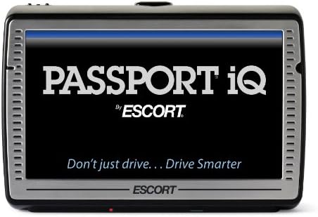 Escort Passport iQ 5 Hüvelykes, Szélesvásznú, Hordozható GPS Navigátor Radar/Lézer Detektor