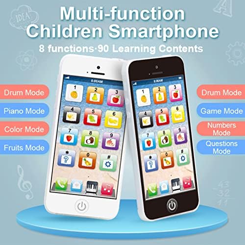 HT HONGTENG Játék mobiltelefon Flash Hang Tanulás Telefon Multi-Mode Szülő-Gyermek Interakció Nap Ajándék, a Gyermekek életkora