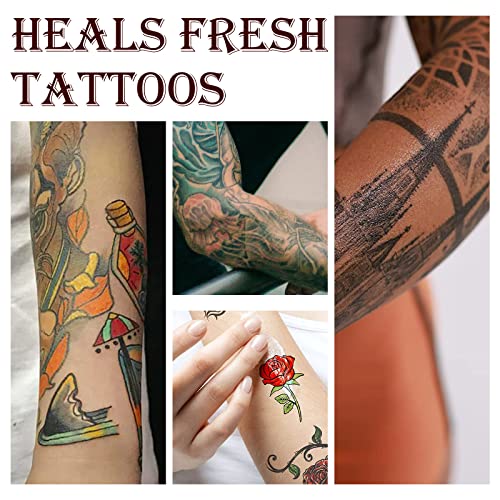 Tetoválás Vaj, Tetoválás Utáni Krém, Tetoválás Balzsam, Tetoválás Hidratáló színkiemelés, Gyógyít + Védi Új Tetoválás, valamint Fiatalítja