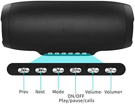 JHWSX Hordozható Bluetooth Hangszóró Super Bass Kültéri Vezeték nélküli Hangszóró Újratölthető Akkumulátor a Mic Támogatás TF Kártyával Aux