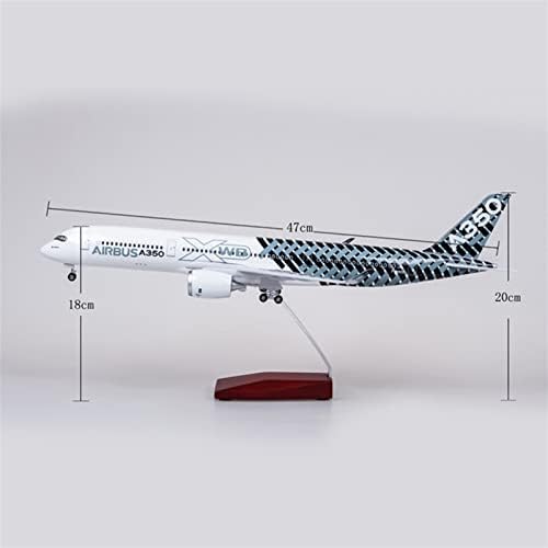 RCESSD Másolás Repülőgép Modell 47 cm 1/150 az Airbus A350 Gyanta Skála öntött Kész Modell Kijelző Dísz Gyűjtemény (Szín : B)